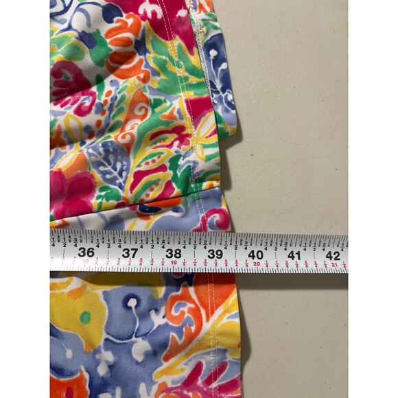 Ralph Lauren Sundress Women's Medium Colorful Floral Tropical Artsy Summer Wear - Picture 6 of 9